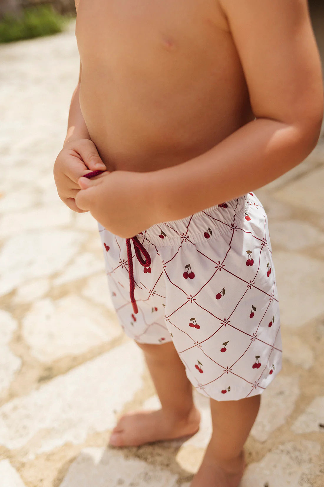 GAEL CHERRY WINE SWIM SHORT