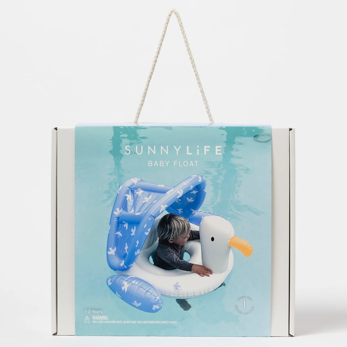 BABY FLOAT SID THE SEAGULL BLUE