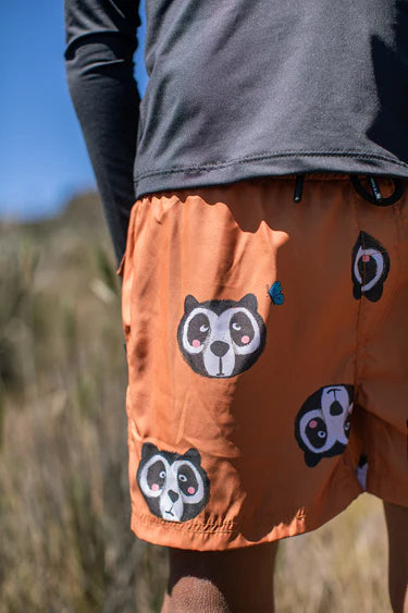 ALBEART OCRE SWIM SHORTS