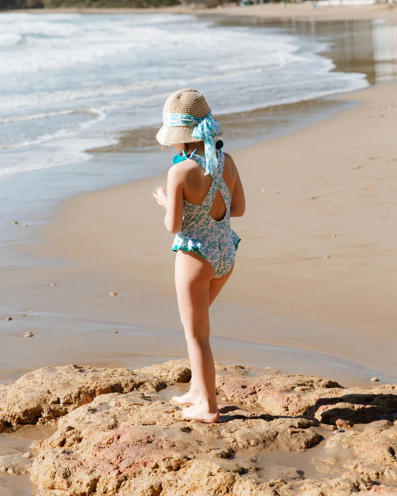 CORAL GIRL'S SWIMSUIT