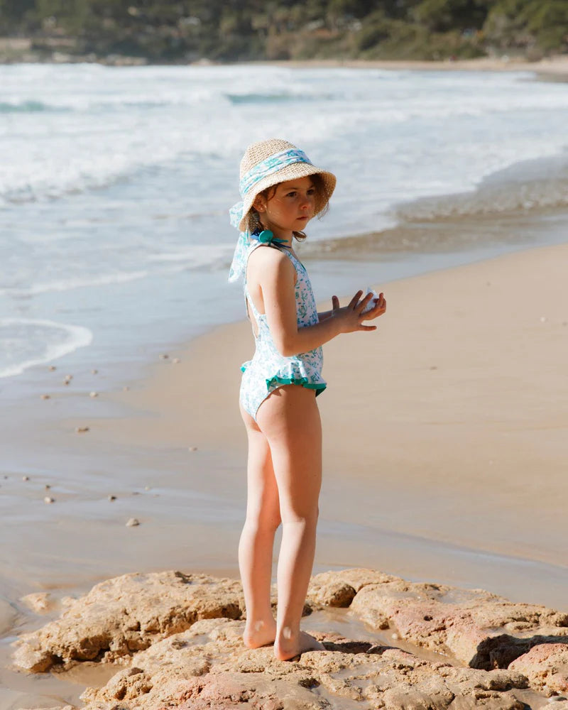 CORAL GIRL'S SWIMSUIT