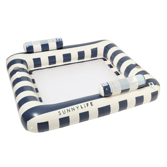 DELUXE TWIN HAMMOCK LE WEEKEND NAVY STRIPE