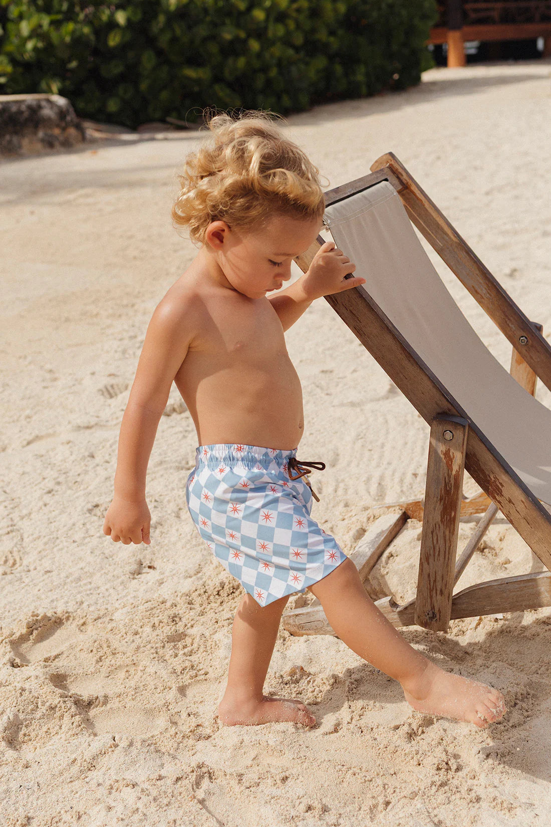 GAEL CANNES VINTAGE BLUE SWIM SHORT