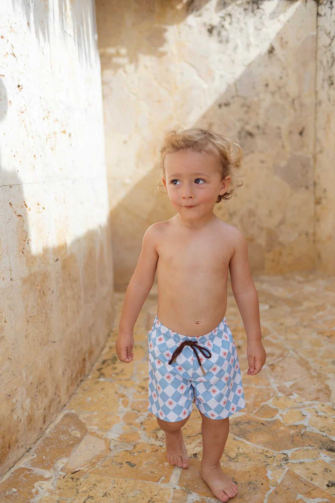 GAEL CANNES VINTAGE BLUE SWIM SHORT