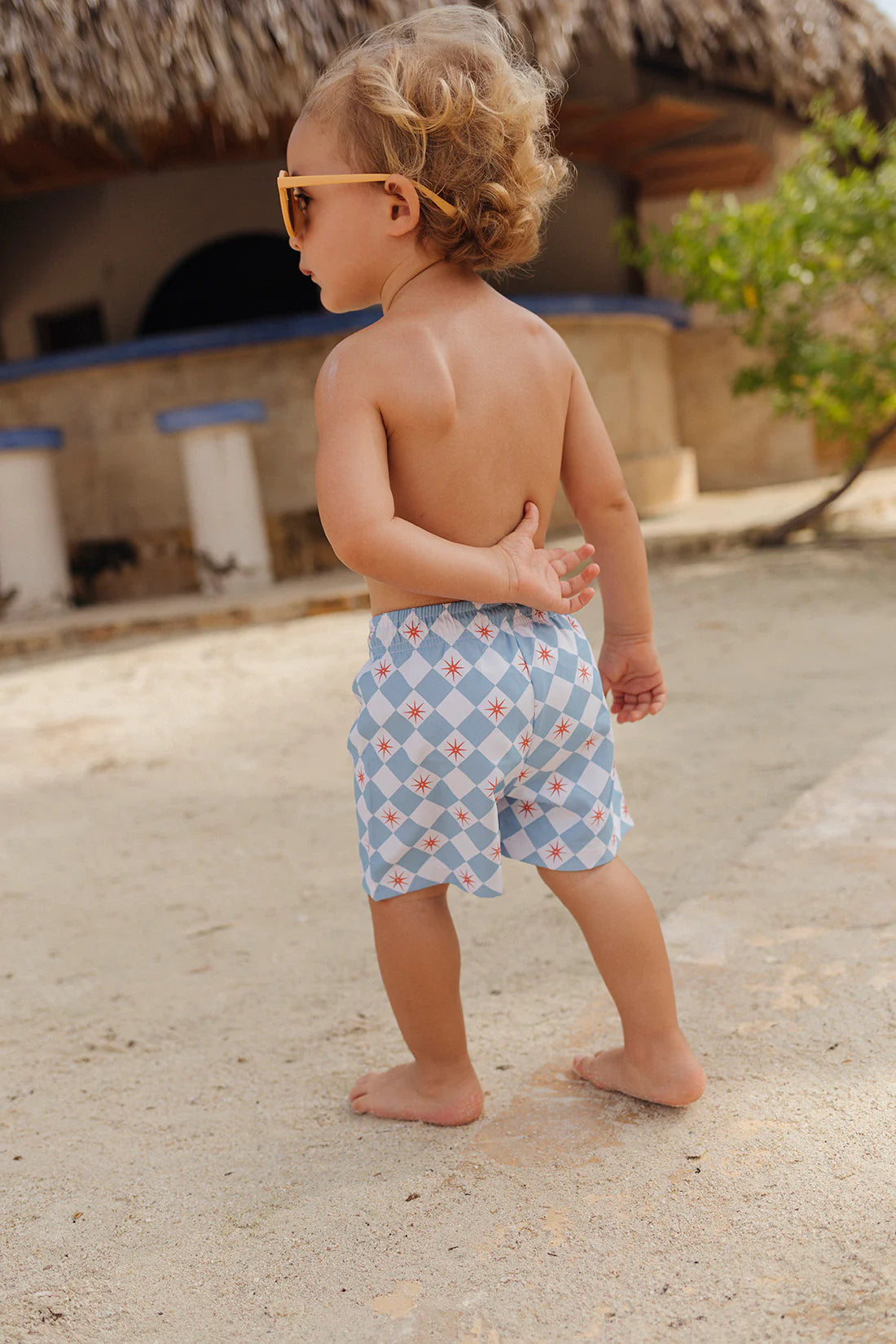 GAEL CANNES VINTAGE BLUE SWIM SHORT