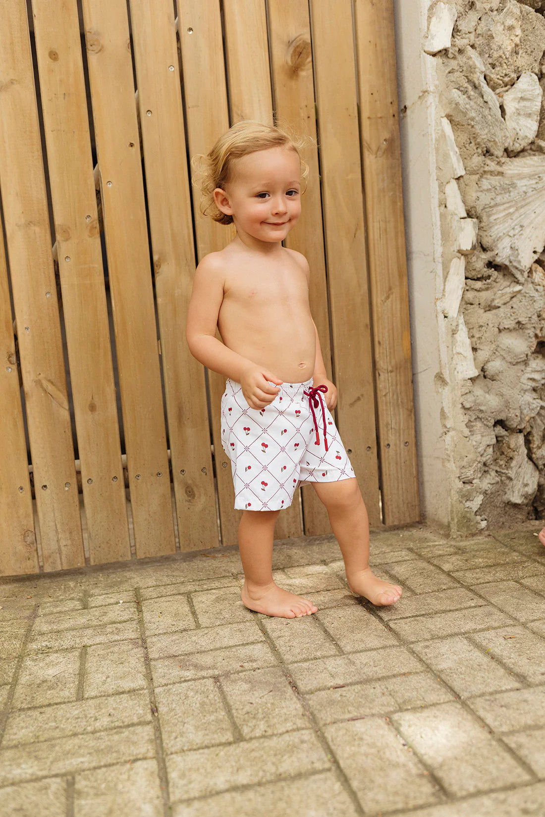GAEL CHERRY WINE SWIM SHORT