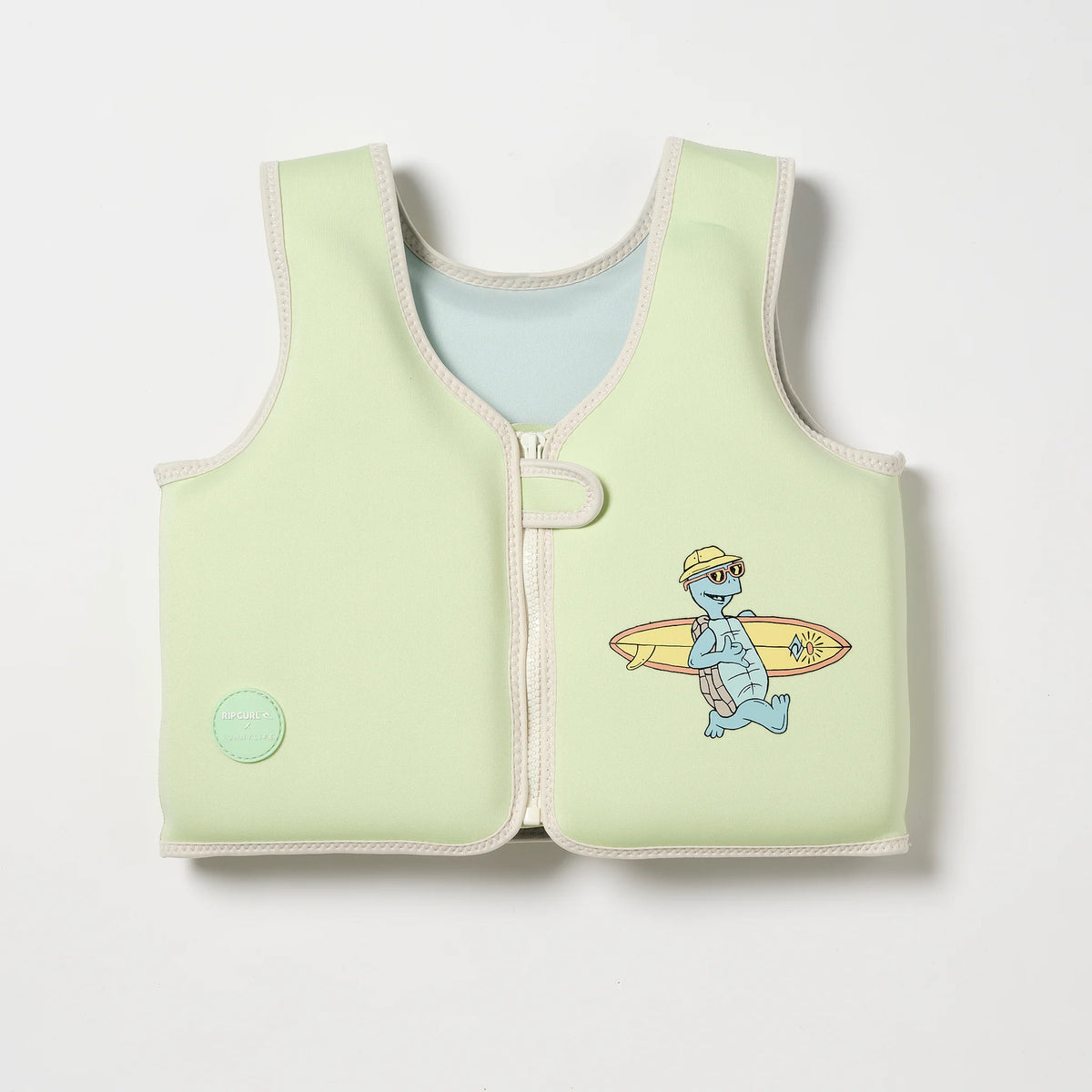 SWIM VEST SHRED TURTLE AQUA