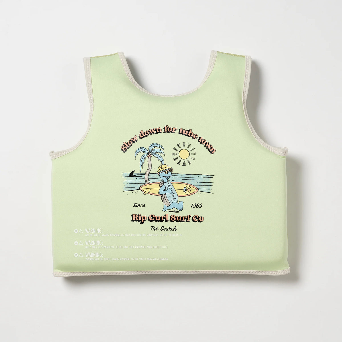 SWIM VEST SHRED TURTLE AQUA