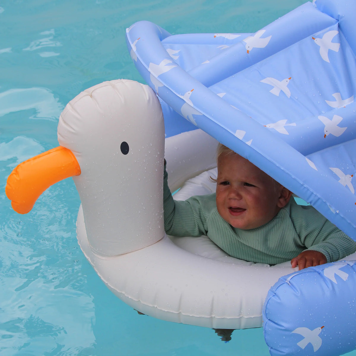 BABY FLOAT SID THE SEAGULL BLUE