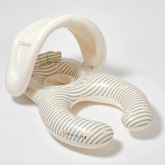 FLOAT TOGETHER BABY SEAT DUCK SAGE STRIPE