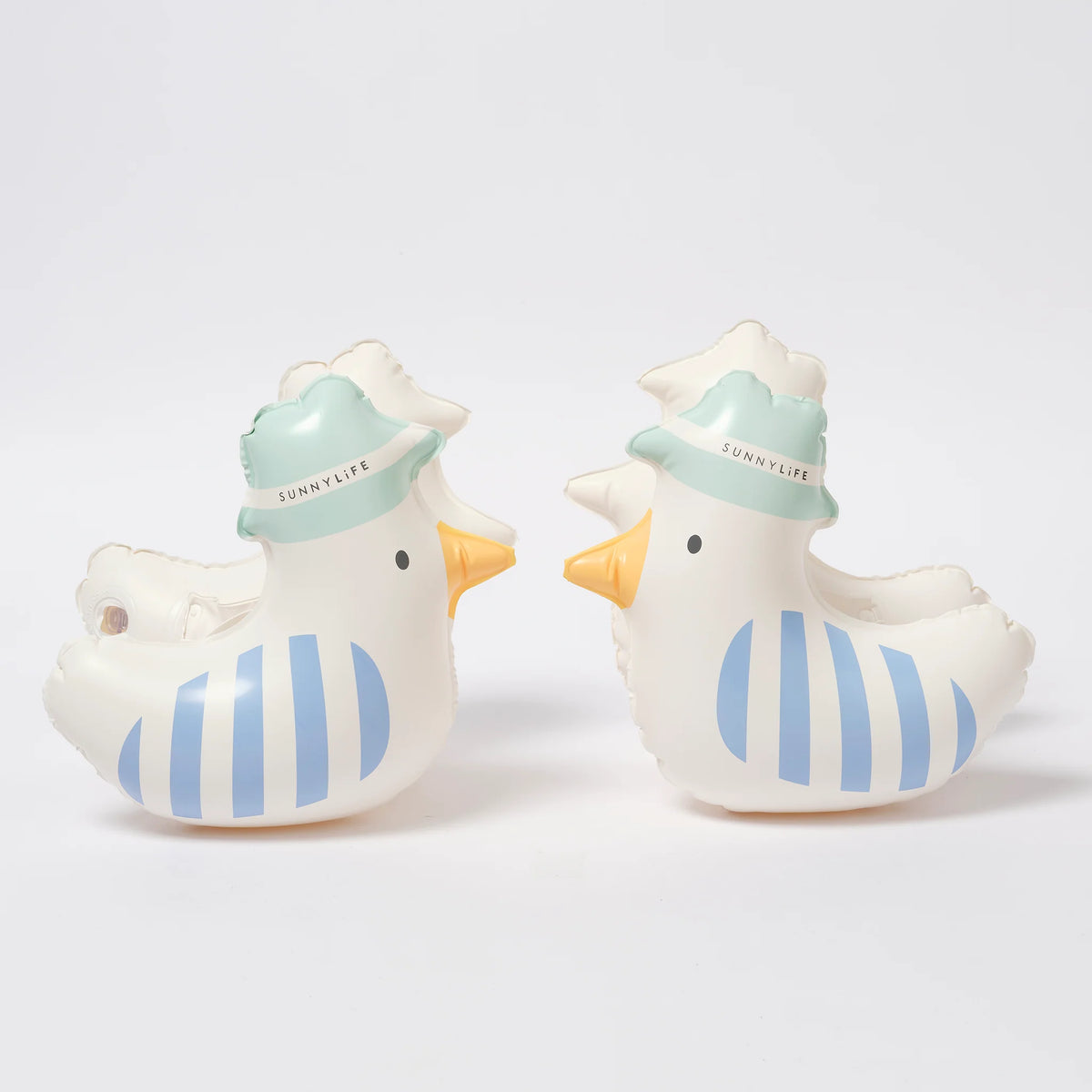 KIDS INFLATABLE ARM BANDS SID THE SEAGULL STRIPE