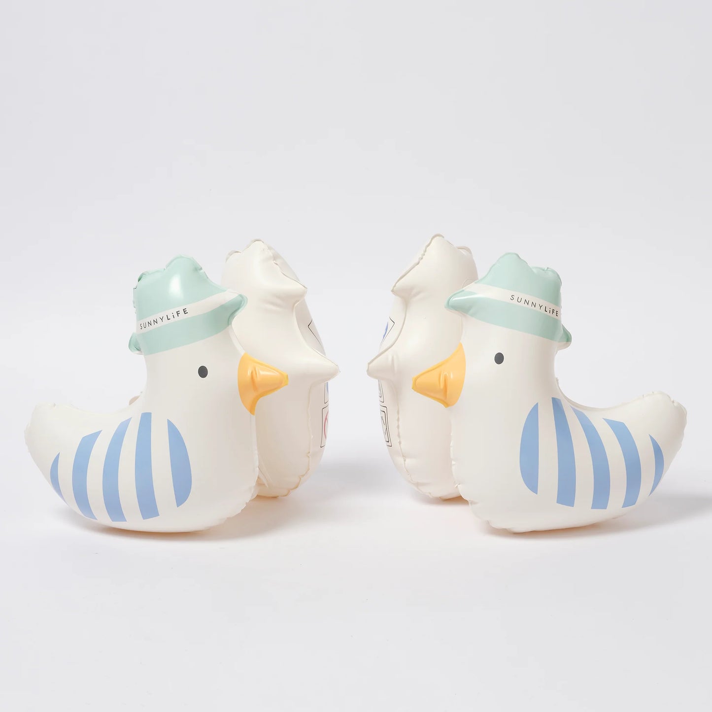 KIDS INFLATABLE ARM BANDS SID THE SEAGULL STRIPE
