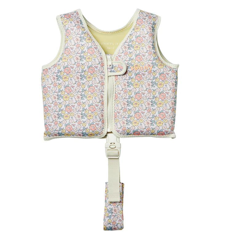 SWIM VEST INTO THE GARDEN DITSY FLORAL