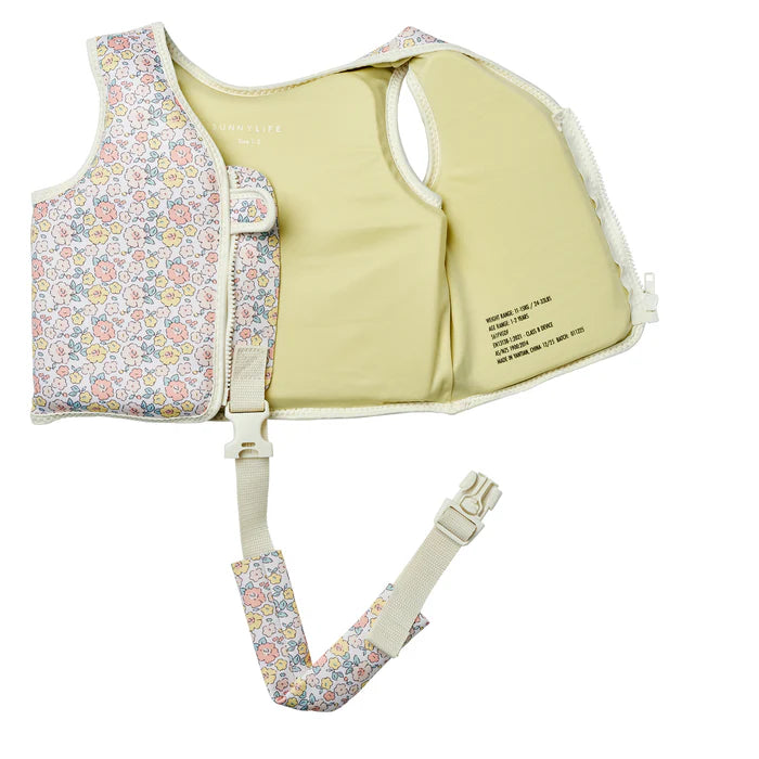 SWIM VEST INTO THE GARDEN DITSY FLORAL