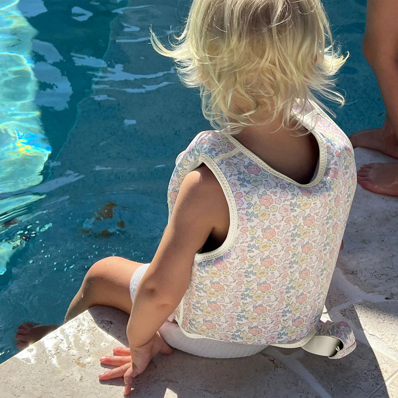 SWIM VEST INTO THE GARDEN DITSY FLORAL
