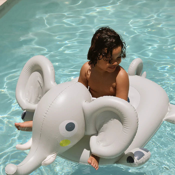 KIDS RIDE ON FLOAT ELI THE ELEPHANT GREY