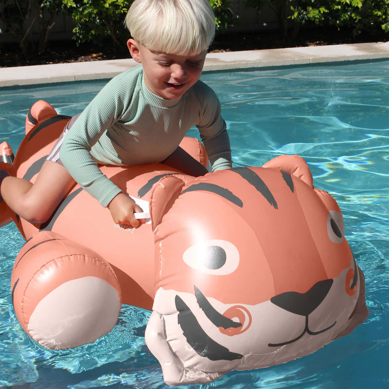 KIDS RIDE ON FLOAT TINO THE TIGER CLAY