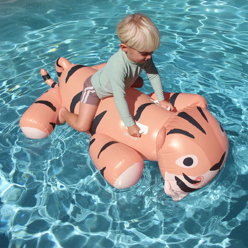 KIDS RIDE ON FLOAT TINO THE TIGER CLAY
