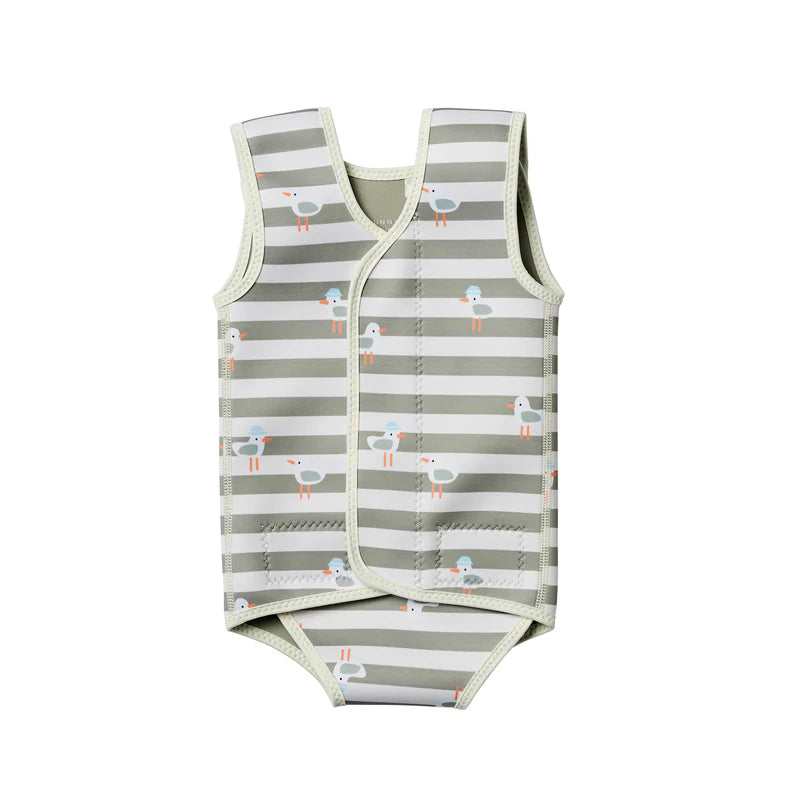NATURAL RUBBER BABY WETSUIT SAMMY THE SEAGULL