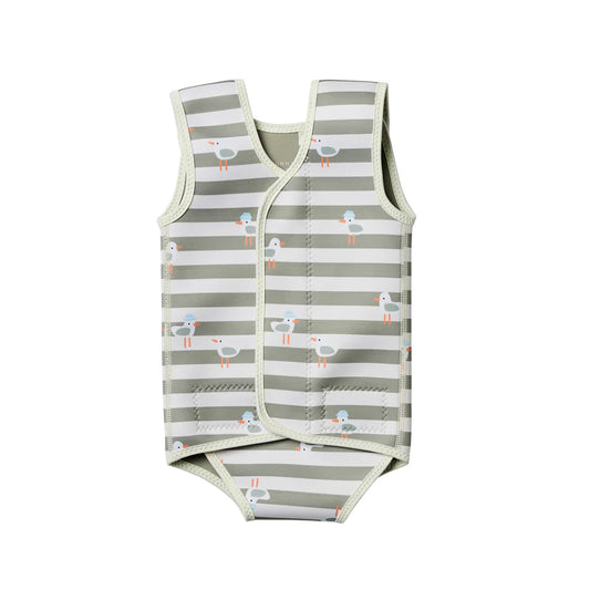 NATURAL RUBBER BABY WETSUIT SAMMY THE SEAGULL