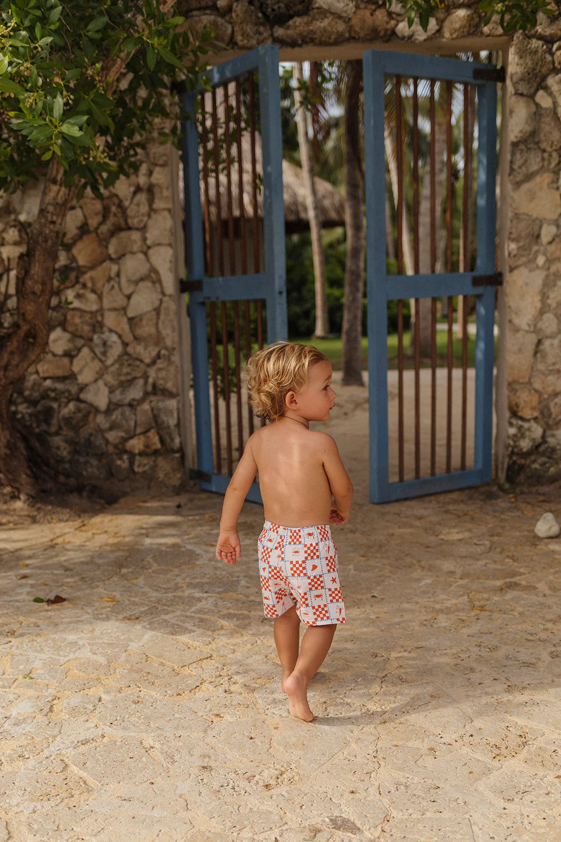 GAEL ST TROPEZ TERRACOTA SWIM SHORT