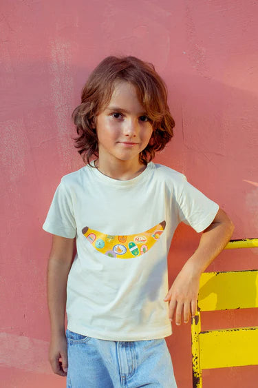 BANANO COLOMBIANO MINI BUTTON SHIRT