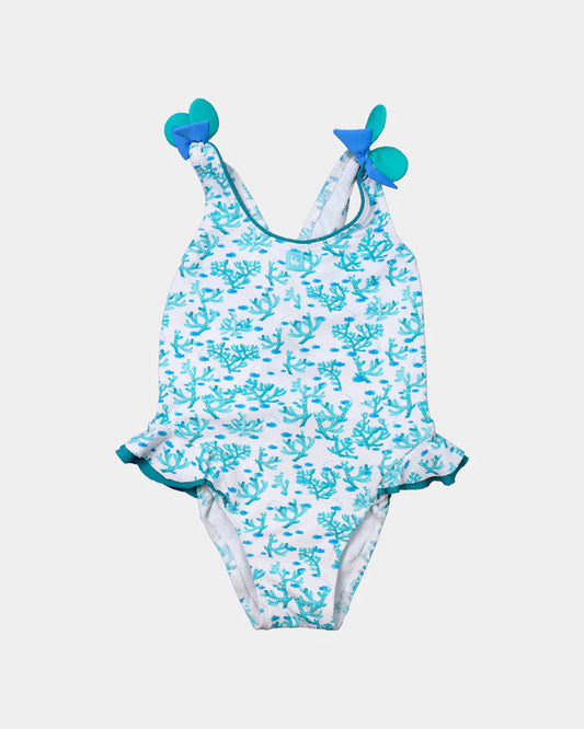 CORAL GIRL'S SWIMSUIT