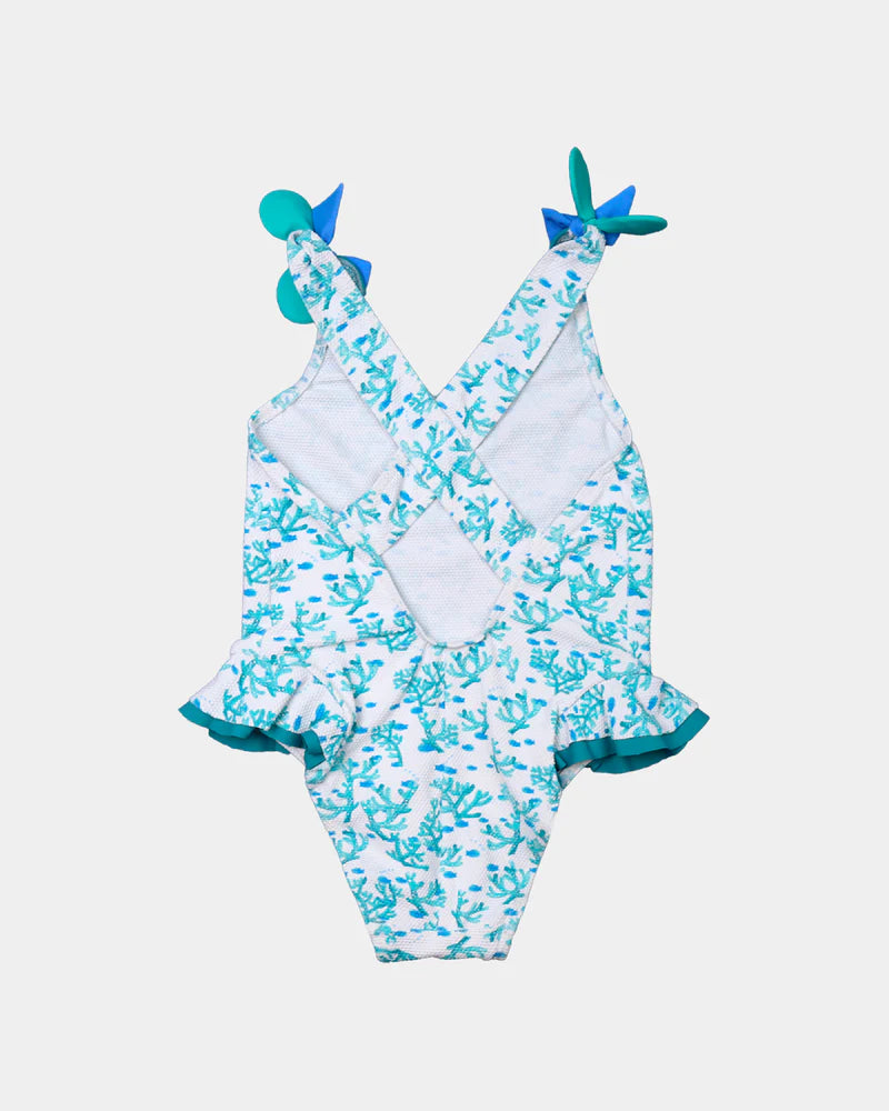CORAL GIRL'S SWIMSUIT