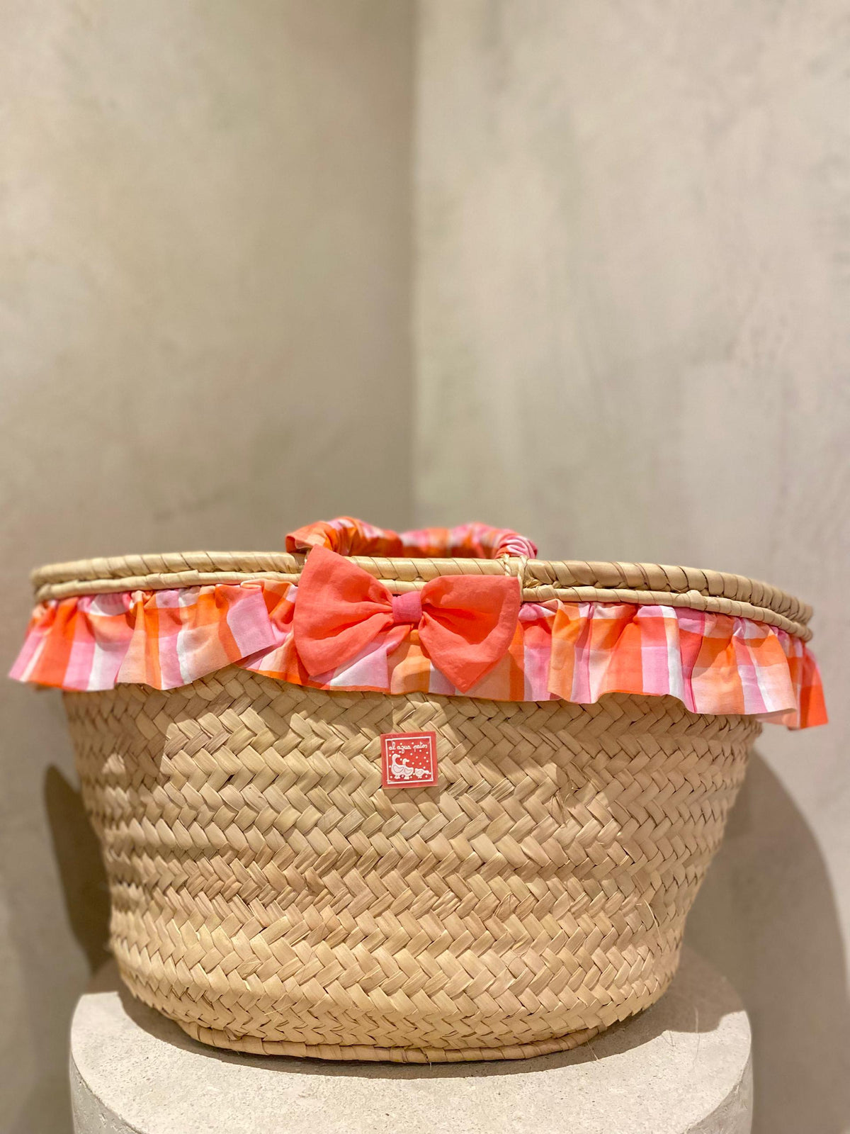 MADRAS GIRL'S BASKET