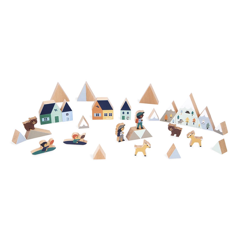 WHITE VALLEY BLOCKS SET