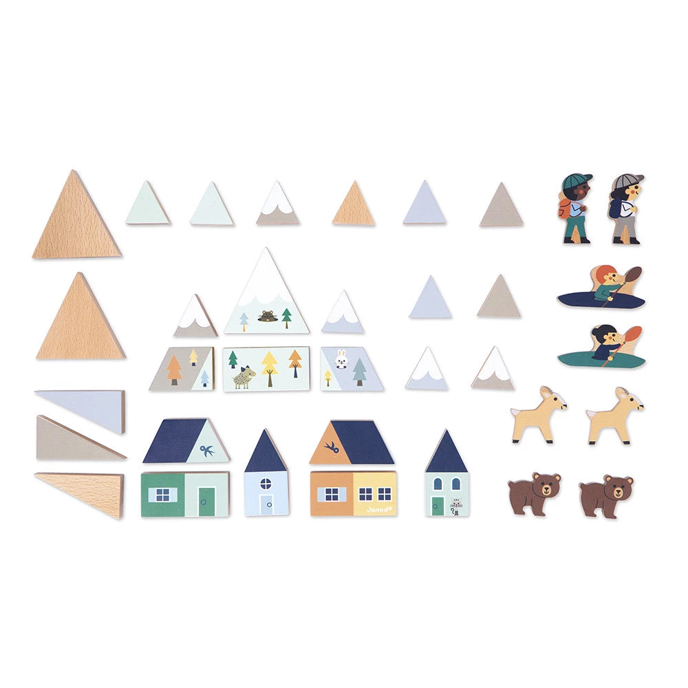 WHITE VALLEY BLOCKS SET