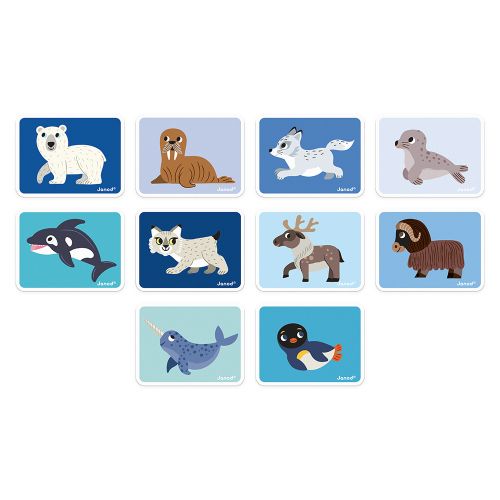 MAGNETIC BOOK POLAR ANIMALS